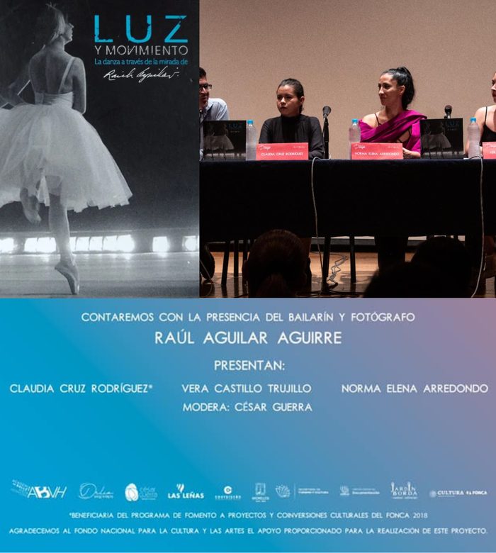 Luz y movimiento — Raúl Aguilar. · Presentación editorial · Cuernavaca