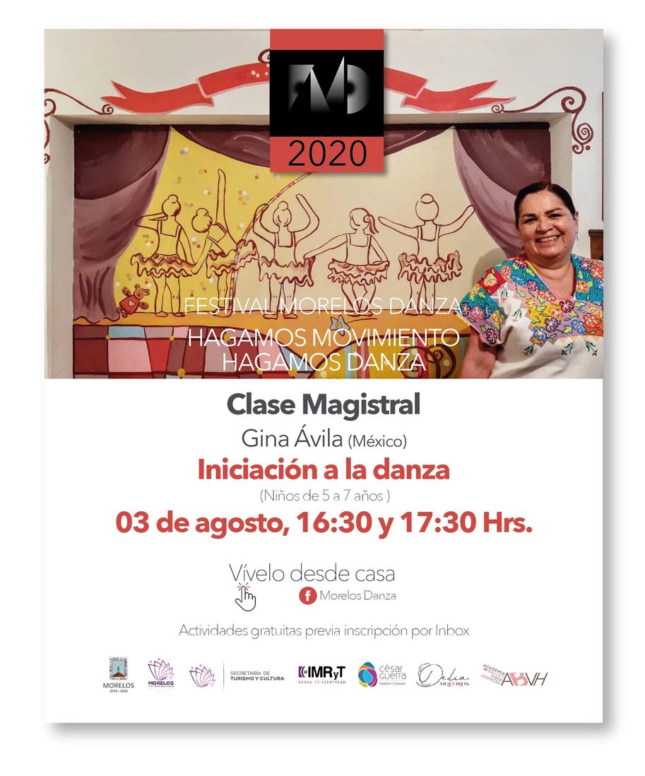 Iniciación a la danza. · Clase magistral · Maestra Georgina Ávila