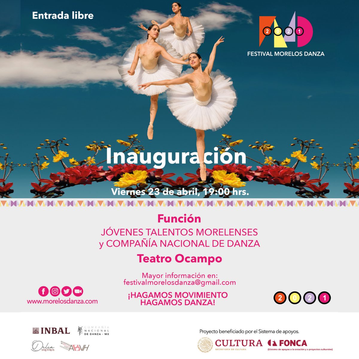 Portada Festival Morelos Danza 2021