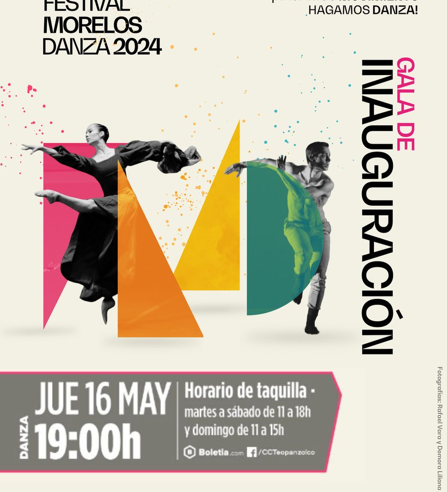 Gala de inauguración — jueves 16 de mayo. · Inauguración · Centro Cultural Teopanzolco